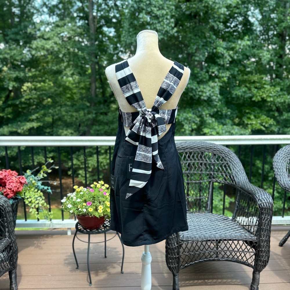Lulu's Black and Silver Dress